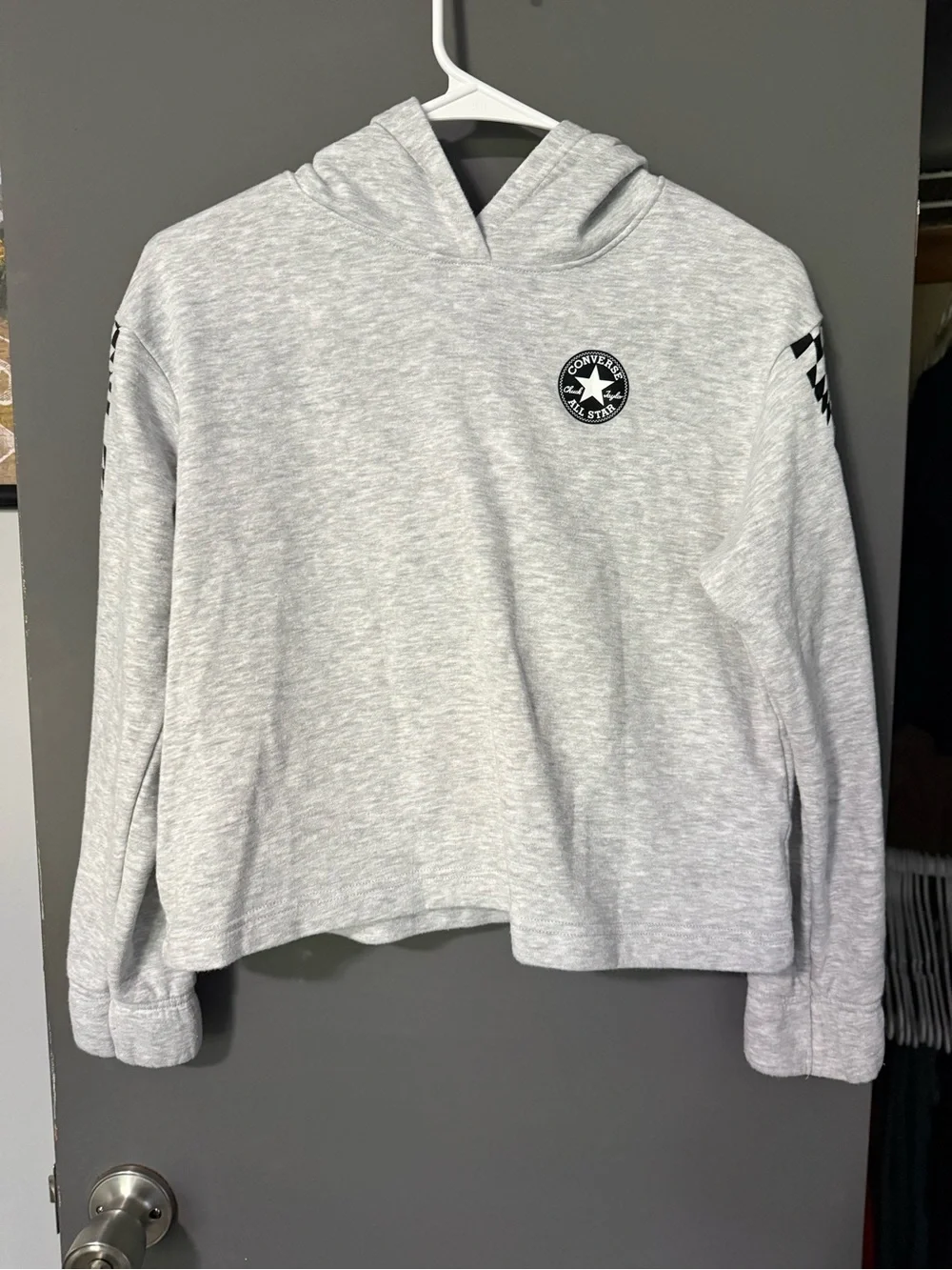 Converse Youth Light Gray All-Star Hooded Sweatshirt